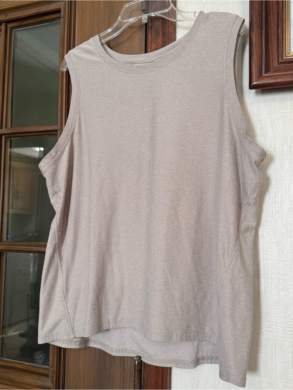 Jockey Light Taupe Scoop Neck Tank